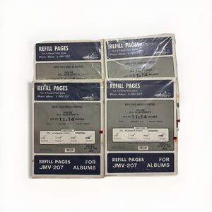 Lot of 4 Pioneer JMV-207 Extra Large Page Refills for X-Pando Post Album 11 14